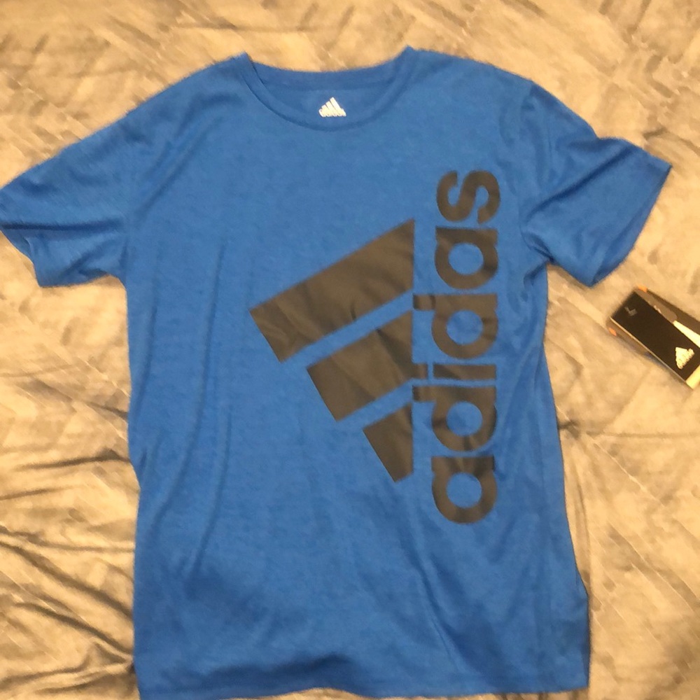 Blue Adidas tee